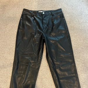Zara faux leather pants